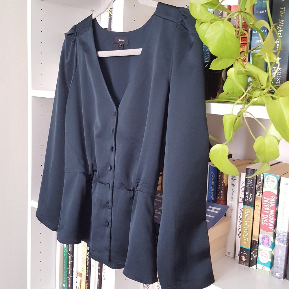 J. Crew peplum blouse - Picture 3 of 8